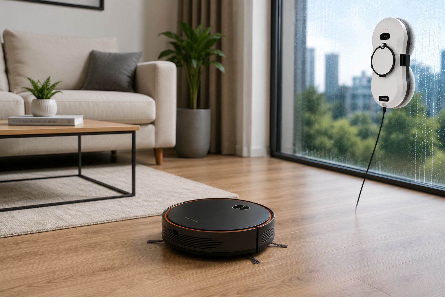 FutureHome 2-in-1 Cleaning Robot Bundle