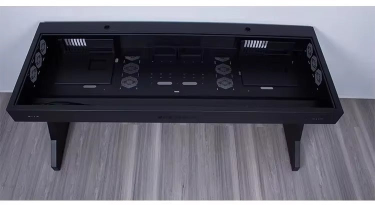 Computer chassis integrated table, two hosts can be installed for two, cool MOD large chassis, water-cooled e-sports table Y13