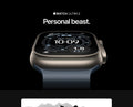 Apple Watch Ultra 3 [GPS + Cellular 49mm] Running & Multisport Smartwatch w/Rugged Titanium Case w/Black Ocean Band. Satellite Communications, Advanced Health & Fitness Tracking