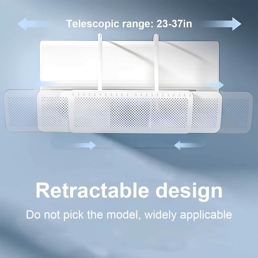 Anti-Direct Blowing Air Conditioning Wind Deflector Wall-Mounted Outlet Baffle Hanging Conditioning Guide Cover