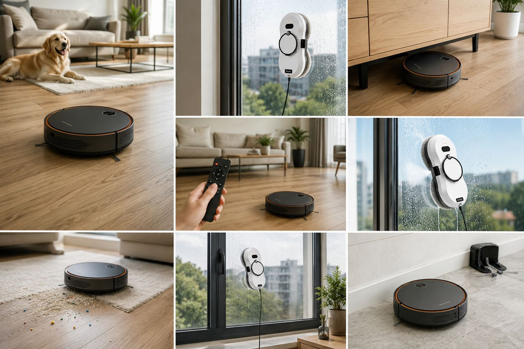 FutureHome 2-in-1 Cleaning Robot Bundle