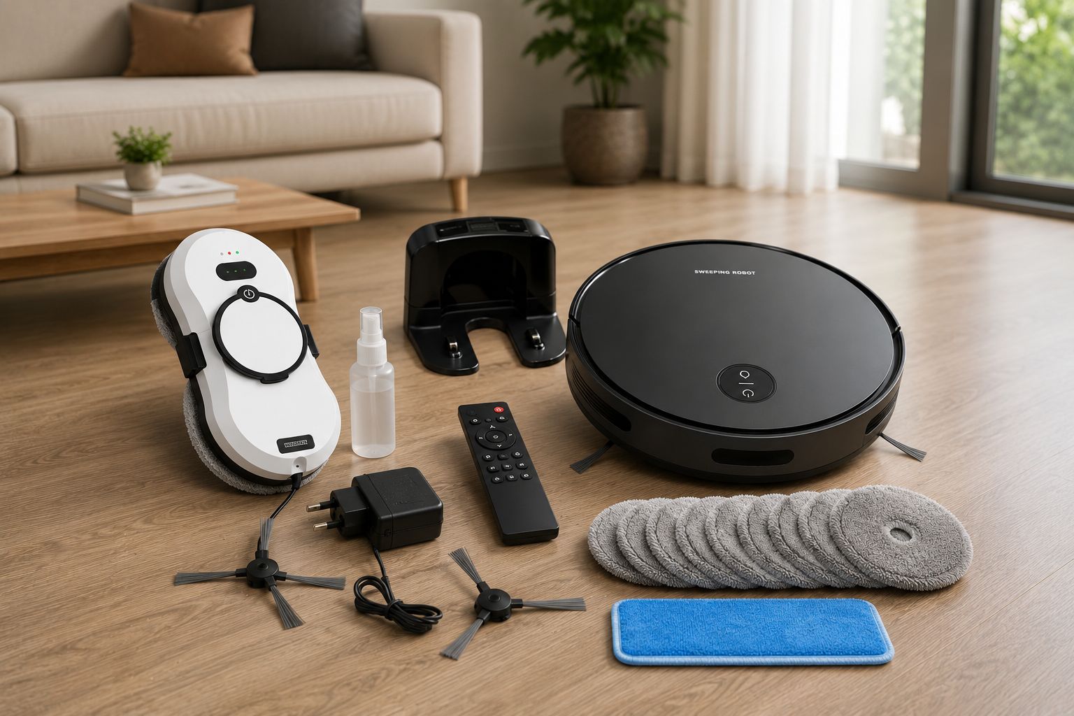 FutureHome 2-in-1 Cleaning Robot Bundle