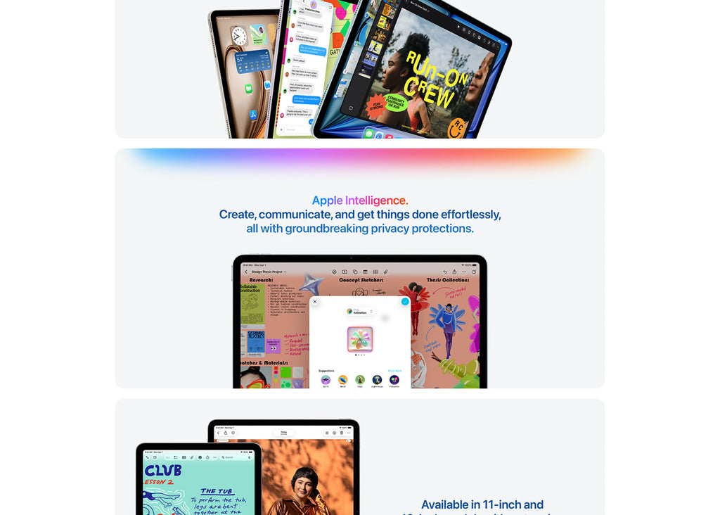Apple iPad Air 13-inch (M4): Liquid Retina Display, 512GB, 12MP Front/Back Camera, Wi-Fi 7 with Apple N1, Touch ID, All-Day Battery Life — Starlight